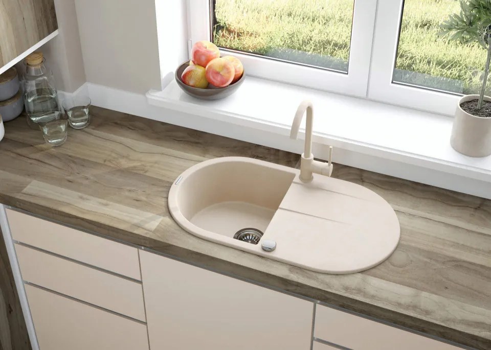 Baterie bucatarie seria Nemezja finisaj Bej BEN 562M