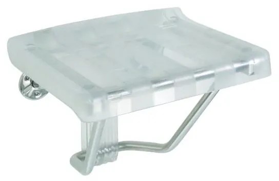 Scaun de duș 38x46 cm, argintiu