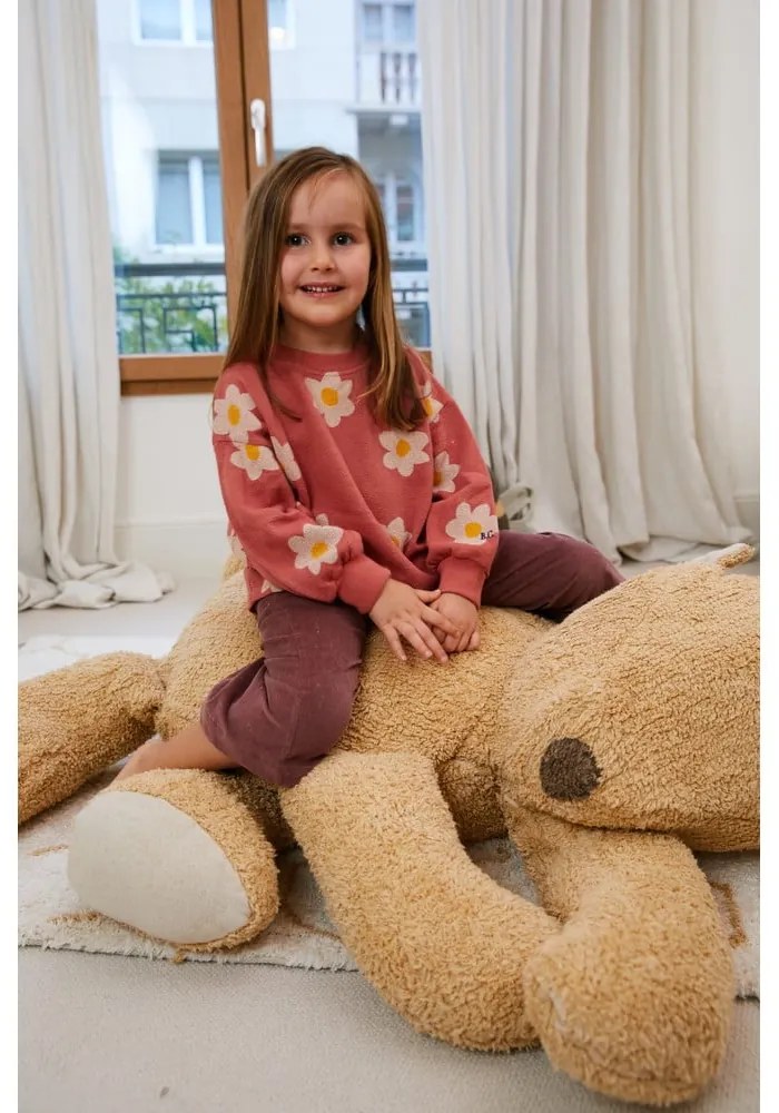 Fotoliu puf pentru copii maro Sleepy Bear – Lorena Canals