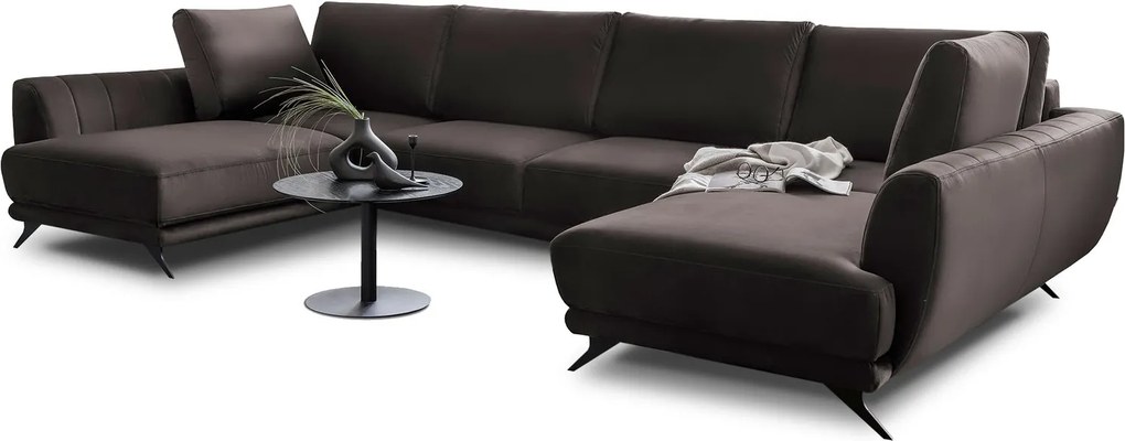 Colțar lemn masiv Larco's Formă U Extensibil 362x191cm Personalizabil - Riviera 97