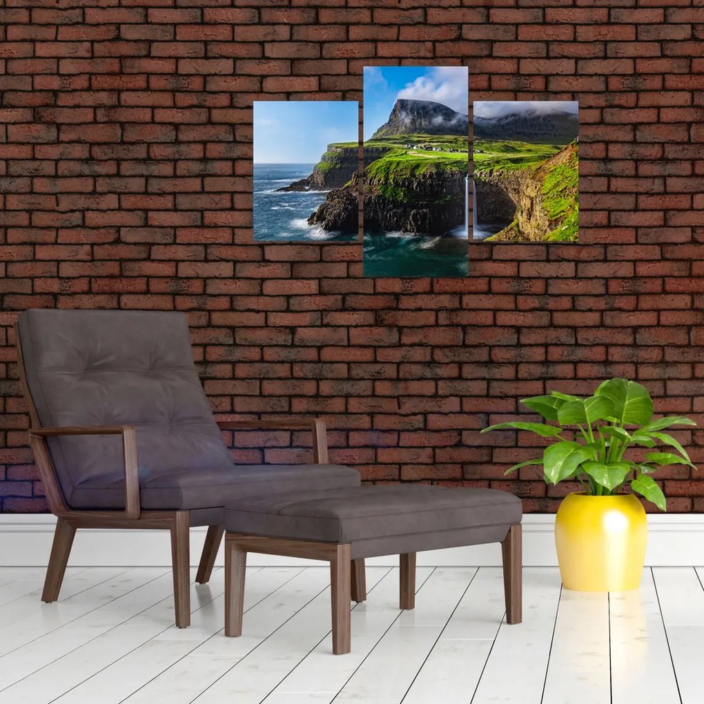 Tablou - Cascada Múlafossur (90x60 cm)