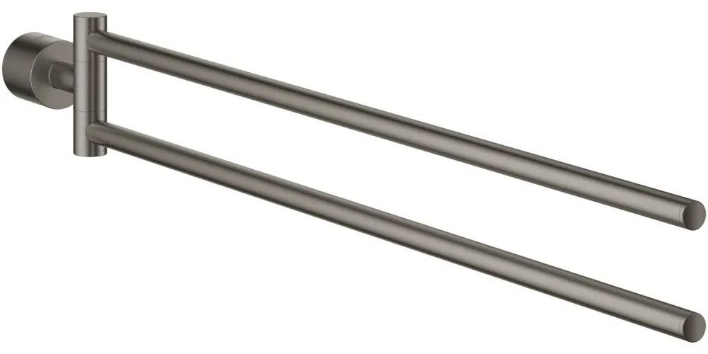 Grohe Atrio Suport prosop baie tip bara dubla 50 cm, antracit mat (brushed hard graphite)