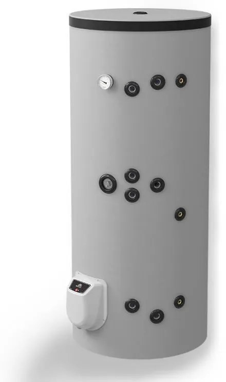 VISION Boiler termoelectric cu doua serpentine, romstal vision, 300l, 9kw, montaj pardoseala