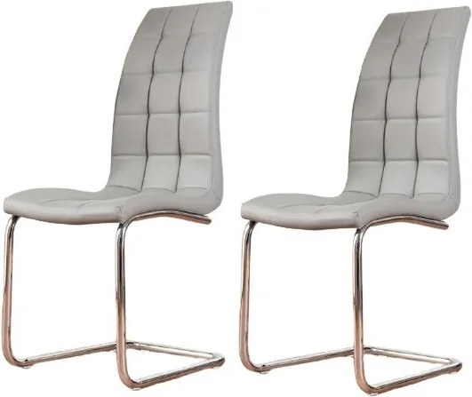 Set de 2 scaune Trapp tapitate, piele sintetica
