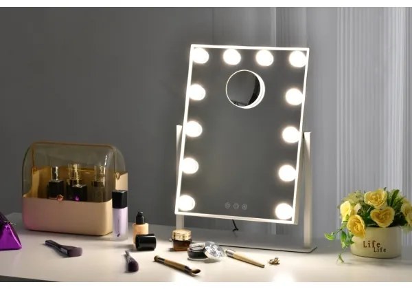 Oglindă LED cosmetică dimabilă Immax 08984L MUST HAVE LED/12W/230V