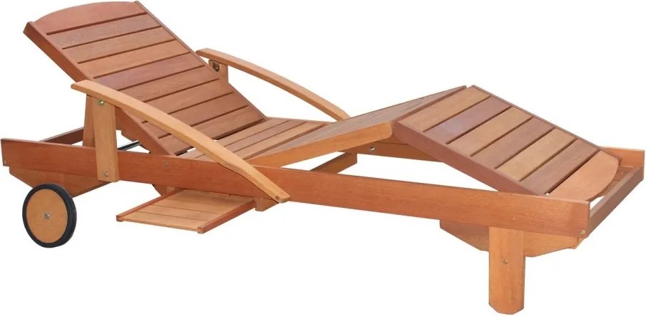 Șezlong de relaxare și reglabil de grădină ERA