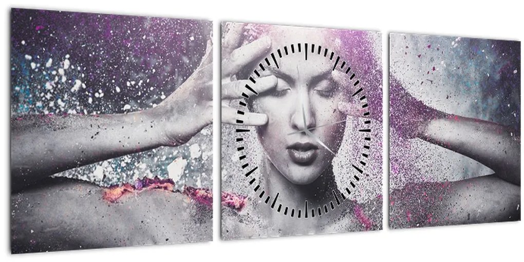 Tablou - Energie (cu ceas) (90x30 cm)