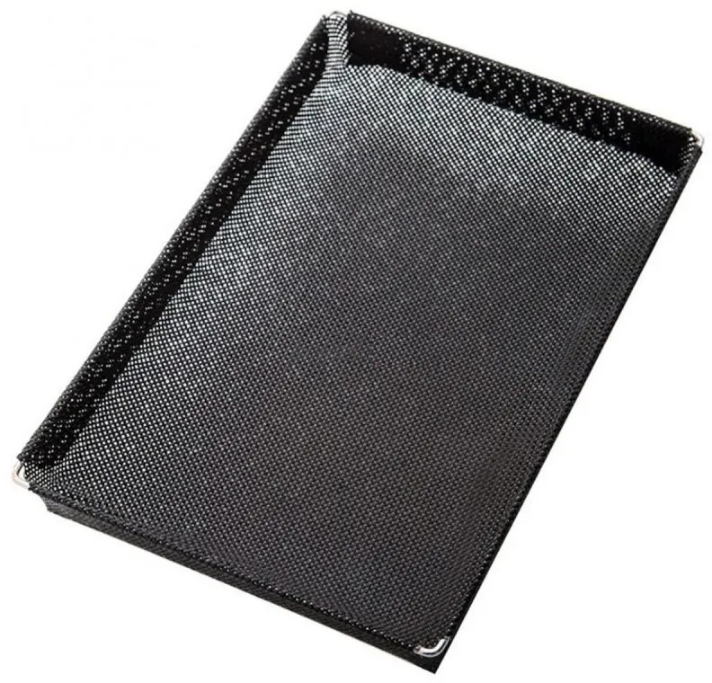 Tava de copt cu aer cald NoStik BBB 647, 18x28x3 cm, 1.5 L, Pana la 260°C, Reutilizabila, Negru