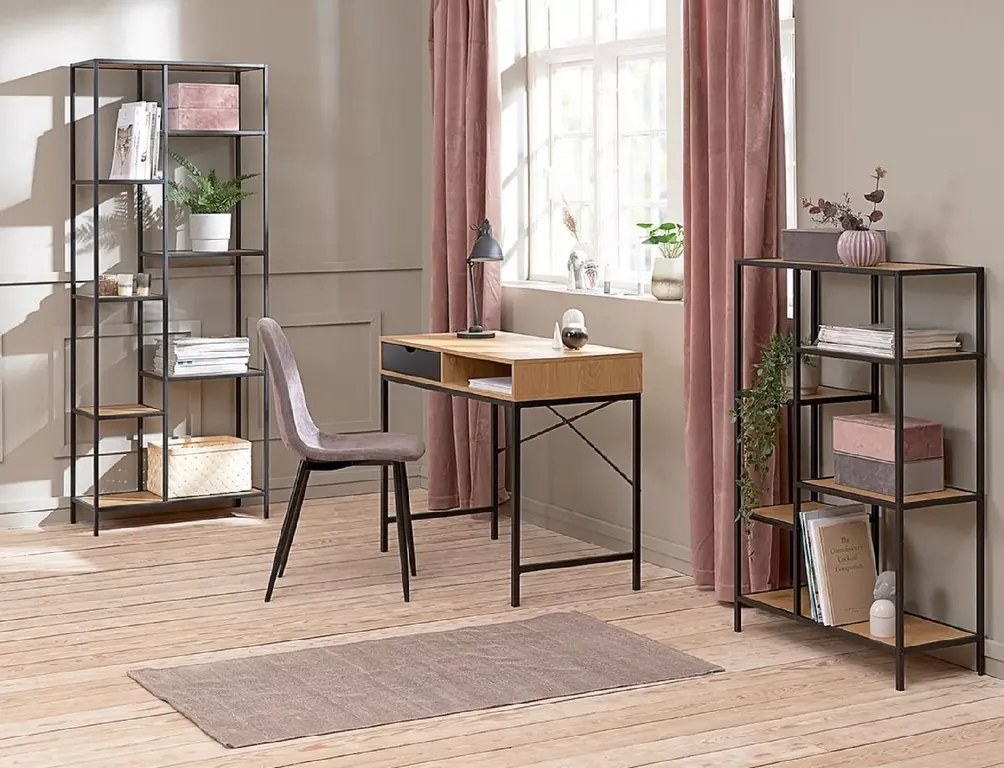 Birou cu blat în decor stejar B-027