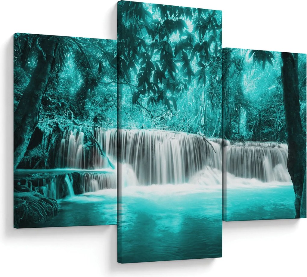 Tablou - Cascada albastră (90x60 cm)