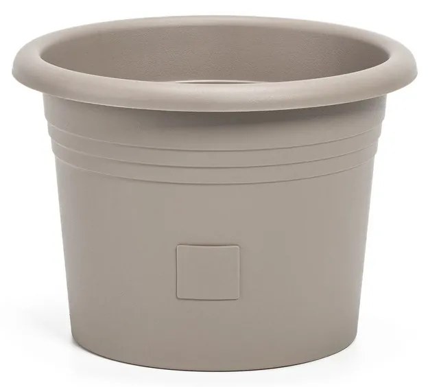 Plastia Ghiveci cu auto-irigare Narza diametru 30cm, taupe, diam. 30 cm