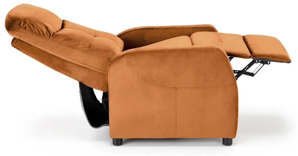 Fotoliu recliner Felipe 2 velvet cinnamon H103 cm