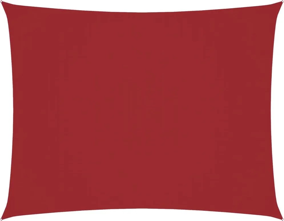 vidaXL Parasolar, roșu, 5x7 m, țesătură oxford, dreptunghiular