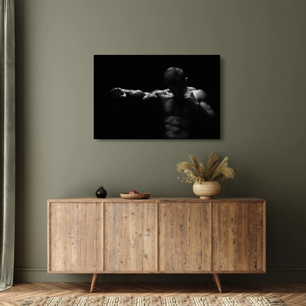 Tablou - Lovitura cu pumn (90x60 cm)