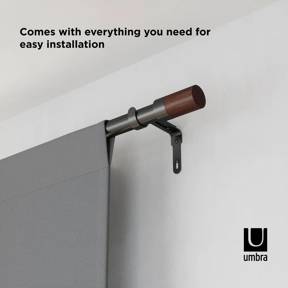 Galerie de perdea extensibilă 91-183 cm din oțel Blok – Umbra