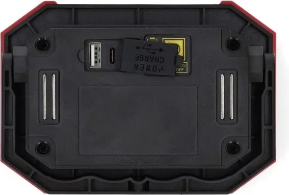 Proiector LED reîncărcabil dimabil cu funcție de acumulator extern Nedis LWORR10RD LED/10W/5V