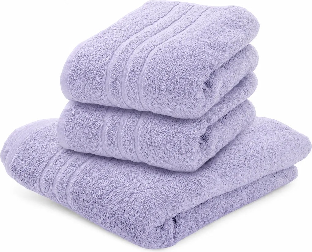 Prosop CLASSIC COLOR 50 x 100 cm lavanda, 100% bumbac