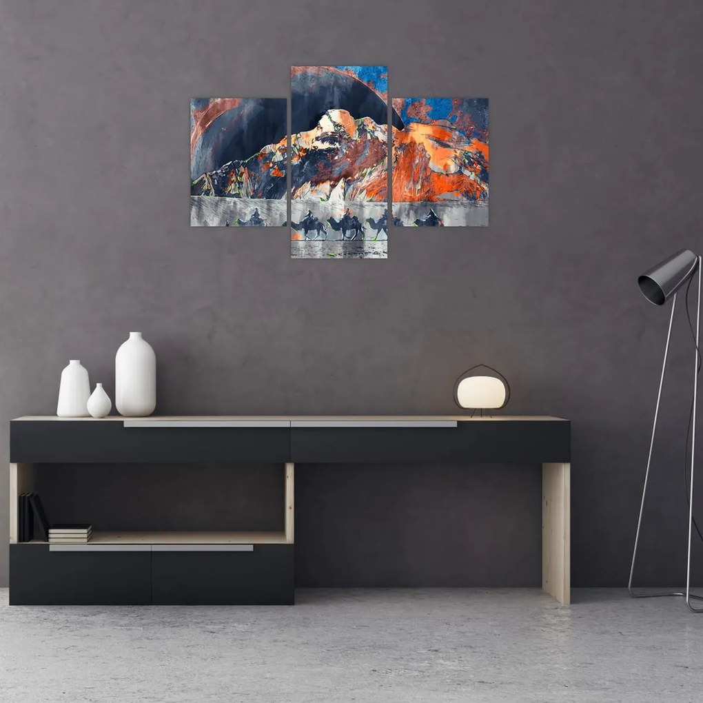 Tablou - Ilustrație de sweathouses (90x60 cm)