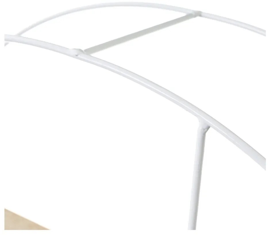 Raft alb/natural din lemn de paulownia – Casa Selección