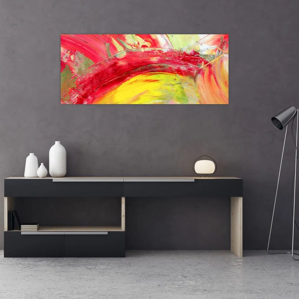 Tablou cu abstracție - pictura (120x50 cm)