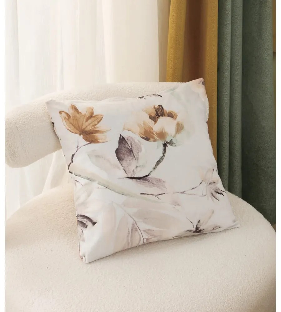 Lenjerie de pat single crem micro satin 140x200 cm 6 piese Evelyn - My House