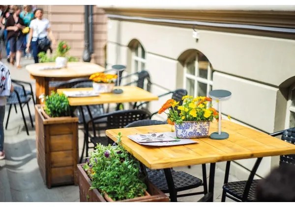 Lampă LED reîncărcabilă dimabilă Kanlux 37313 FLUXY LED/1,7W/1800 mAh IP44 verde