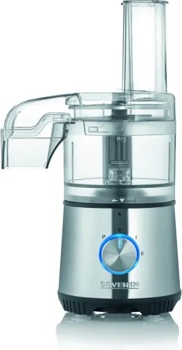 Severin KM 3865 - Tocător de alimente 400 W/230 V inox/negru
