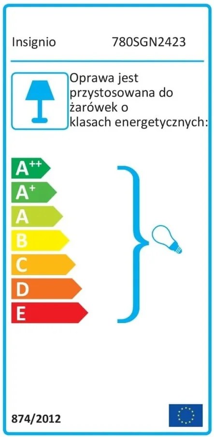 Lampadar Aida, gri