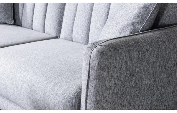 Canapea extensibilă KITO, 2 locuri, gri