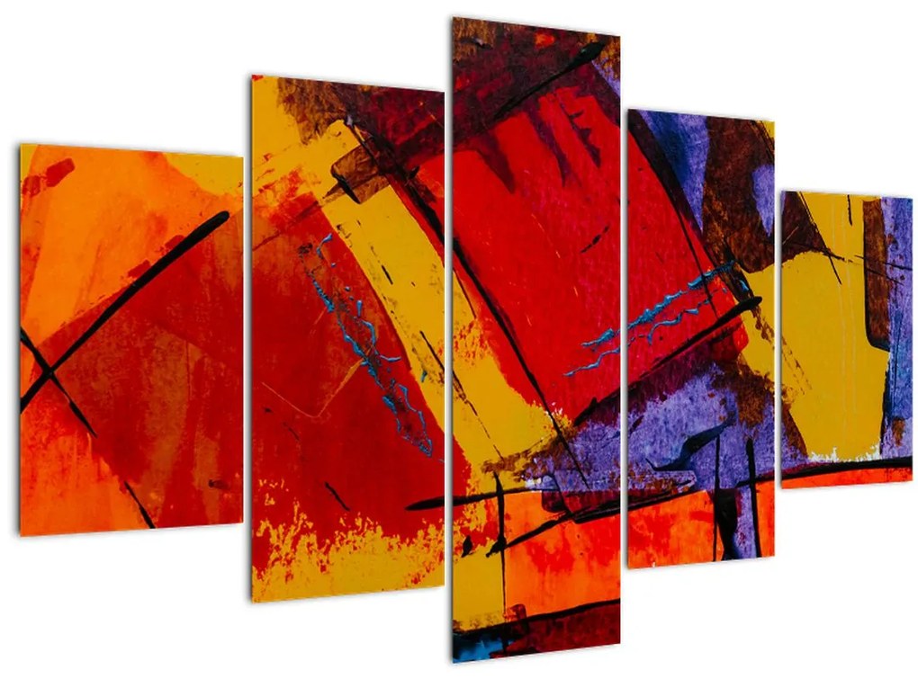 Tablou cu abstracție (150x105 cm)