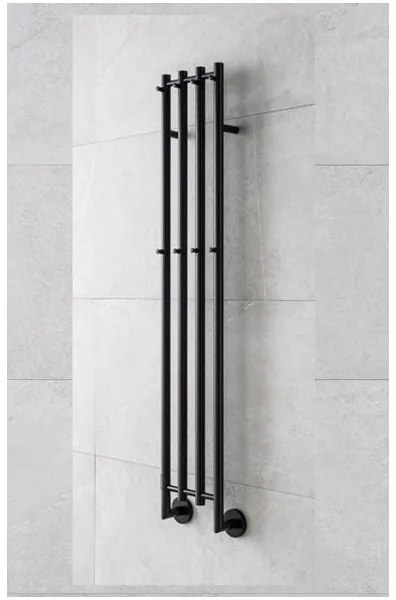 P.M.H. MO1B-RK - Uscător electric de prosoape MONA 93 W/230 V 153,3 cm IP44 negru