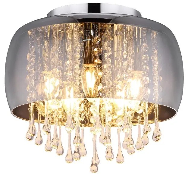 Plafoniera design modern KALLA fumuriu 15809D GL