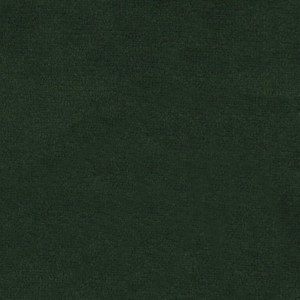 Scaune de bucatarie pivotante, 6 buc, verde inchis, catifea 6, Verde inchis