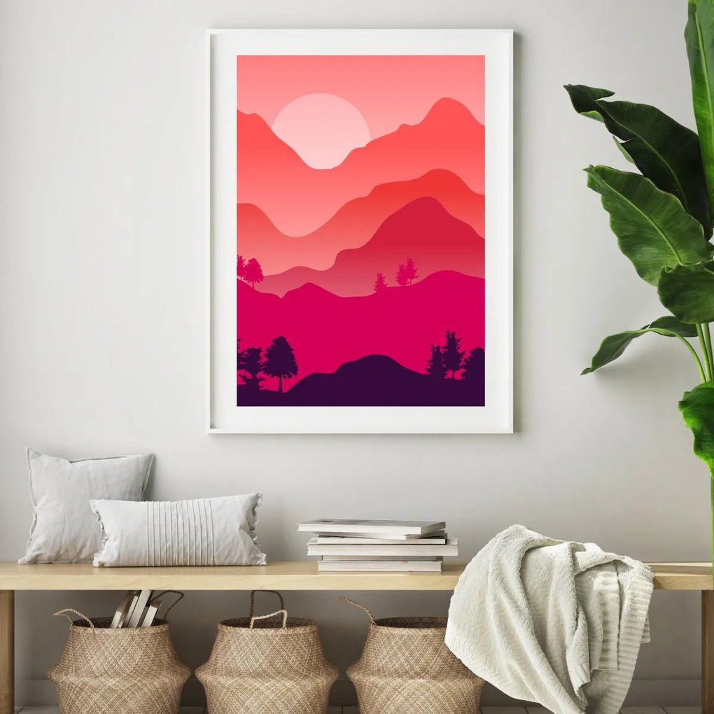 Poster - Peisaj montan (A4)