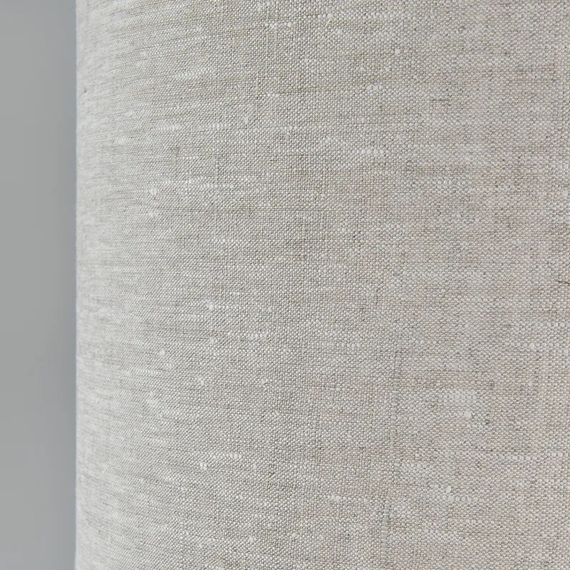 Lampă de podea din alamă cu abajur gri 50 cm - Kaso