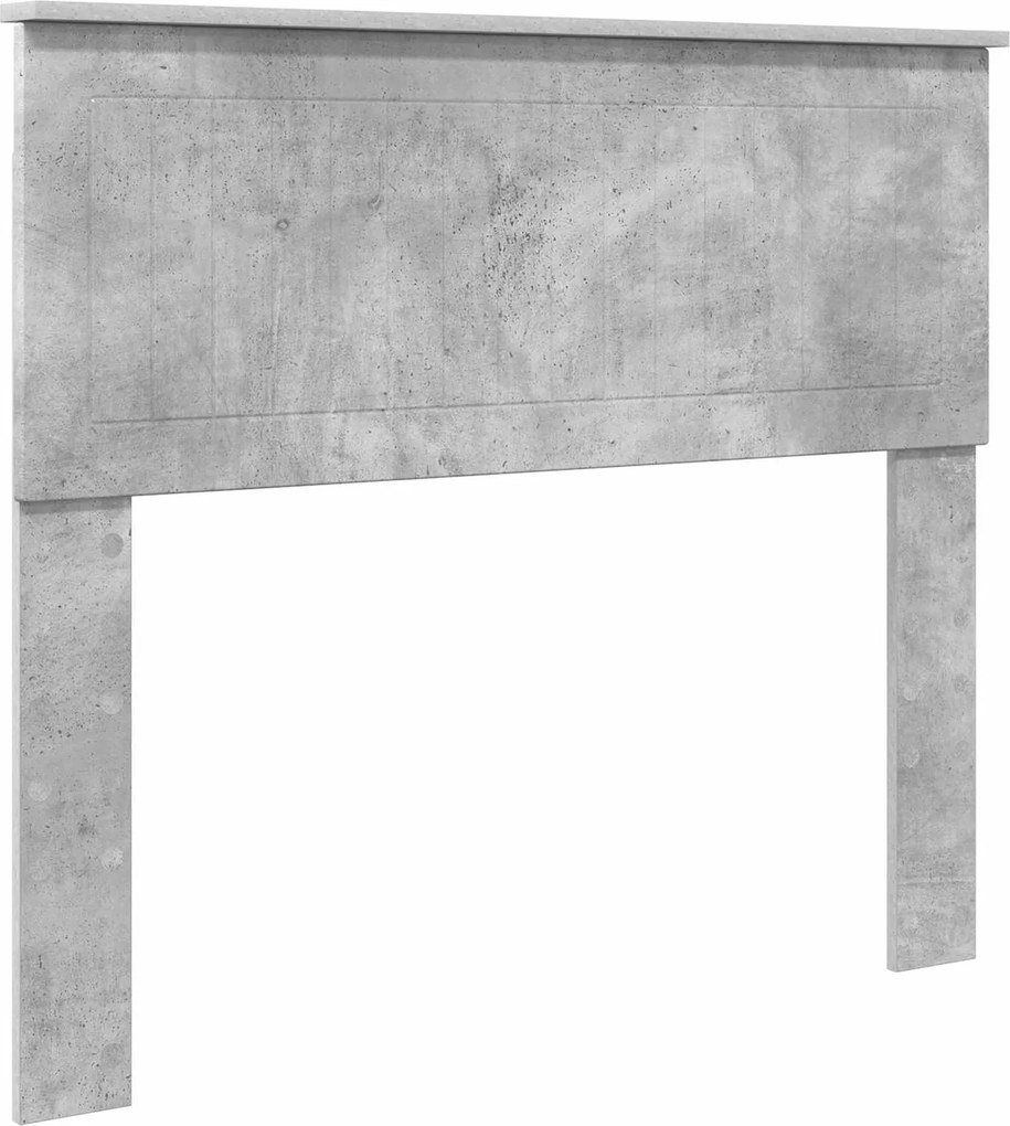 vidaXL Tăblie cap Gri din beton 100 cm Lemn compozit