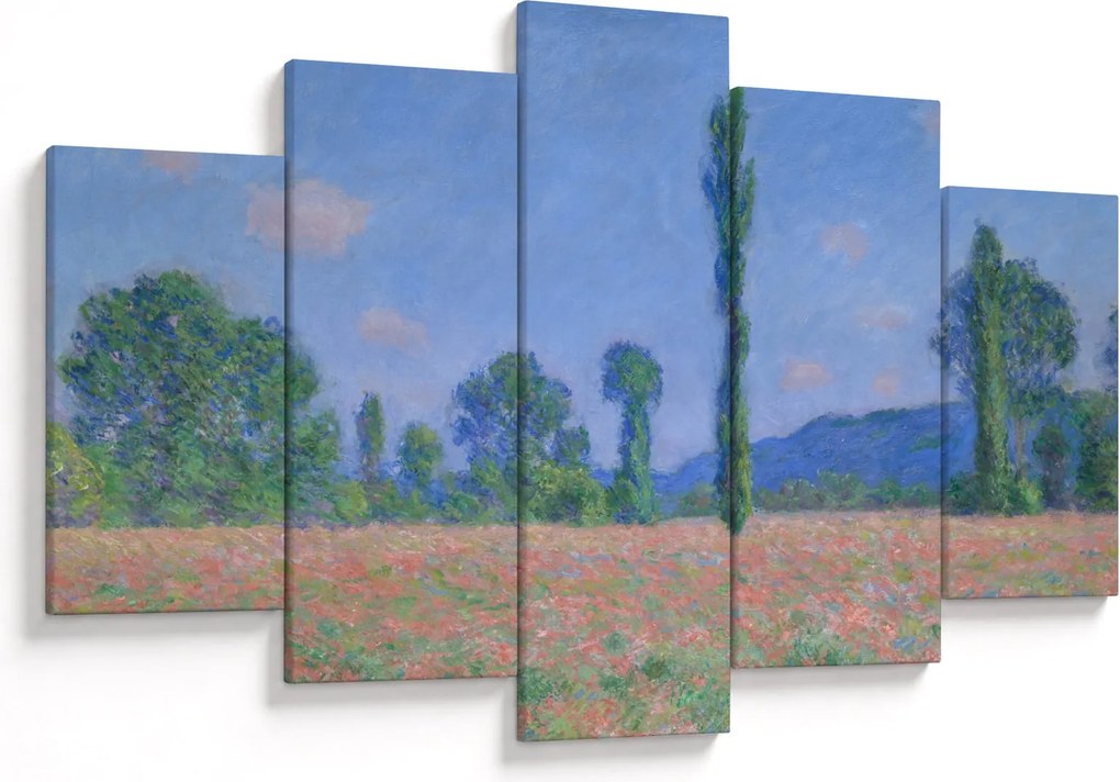 Tablou - Claude Monet, Poppy Field (Giverny), reproducere (150x105 cm)