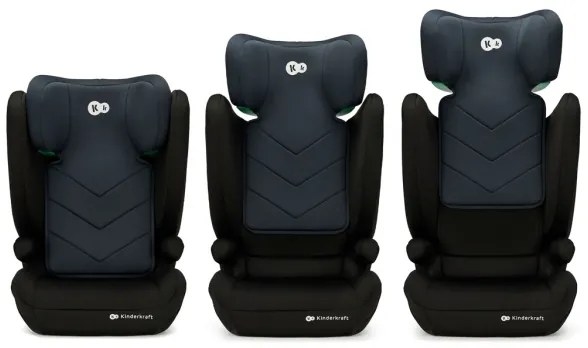 Scaun auto KINDERKRAFT I-SPARK i-Size (100-150 cm) negru