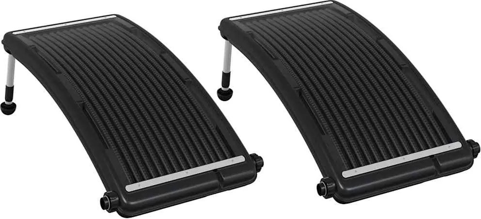 vidaXL Panou solar de încălzire de piscină, 2 buc., 110x65 cm, curbat