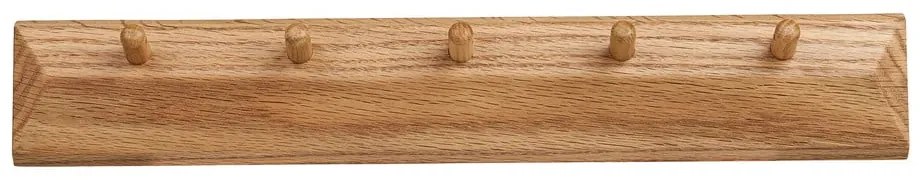 Cuier de perete în culoare naturală din lemn de stejar 50 cm Barco – House Nordic