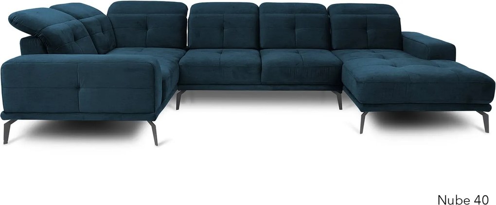 Colțar lemn masiv Formă U Nevada 350x201cm Personalizabil