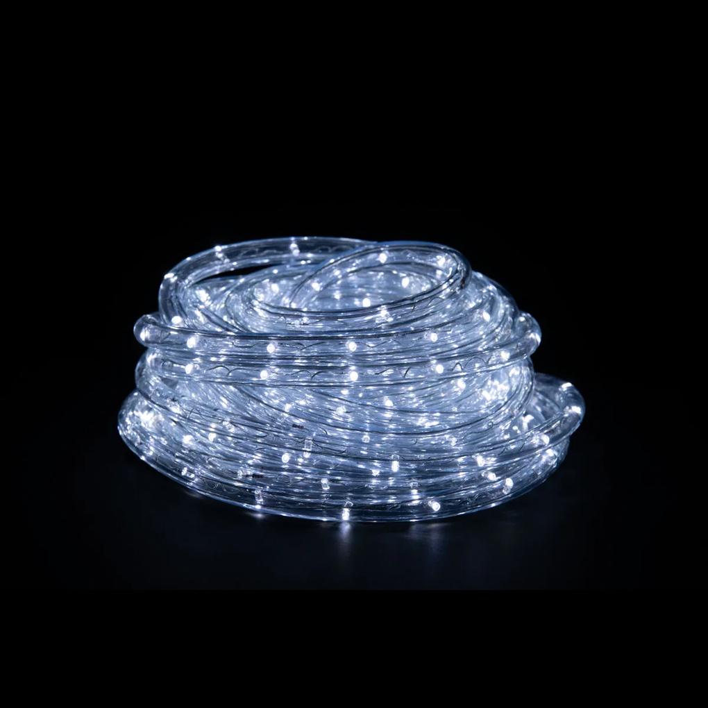Tub luminos Flink 13 mm, 24 LED-uri/ml, lungime 10 m, alb