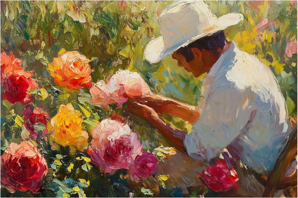 Tablou - Grădinar (90x60 cm)