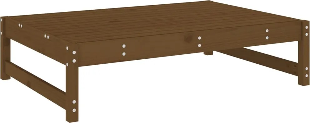 vidaXL Taburet de grădină, 120x80 cm, maro miere, lemn masiv de pin