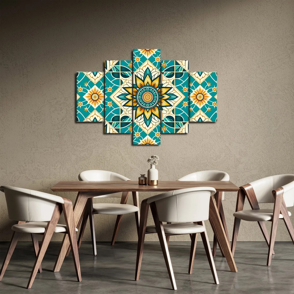 Tablou - Model turcoaz (150x105 cm)