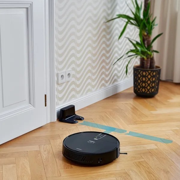 Niceboy ION Charles i4 - Aspirator robot inteligent 2în1 4400 mAh Wi-Fi negru +