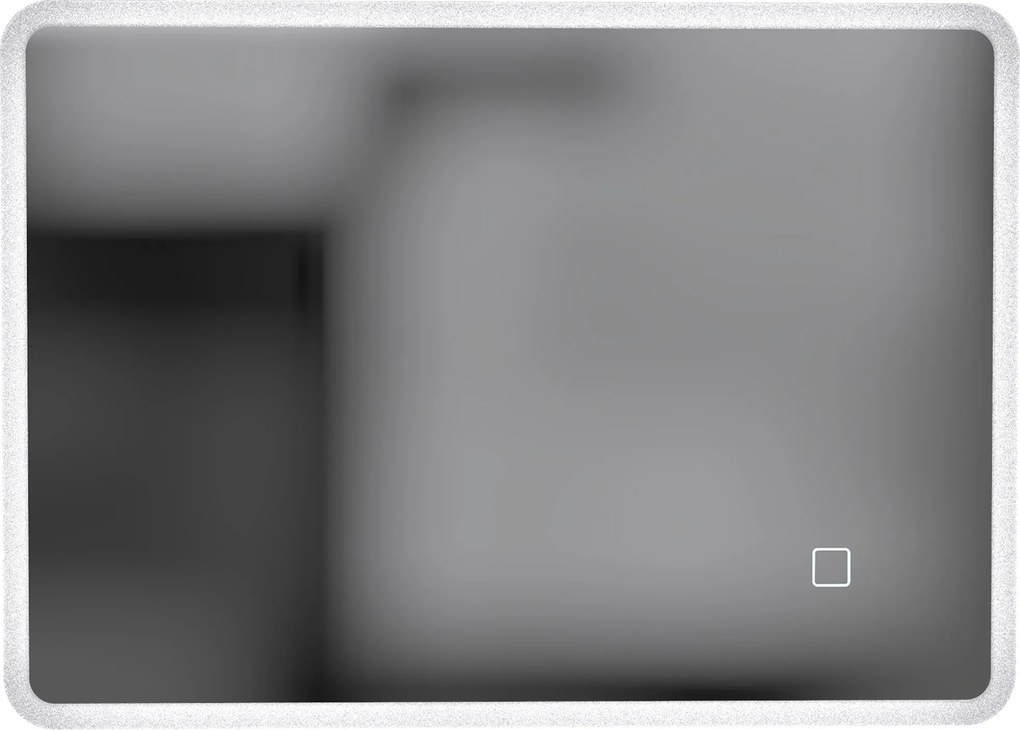 HOMCOM Oglindă de Baie cu LED 50 x 70 cm, Dimabilă, Antiaburire, Touch, Memorie | Aosom Romania