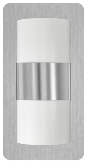 Eglo 98085 - Iluminat exterior CISTIERNA 2xE27/10W/230V IP44 crom mat