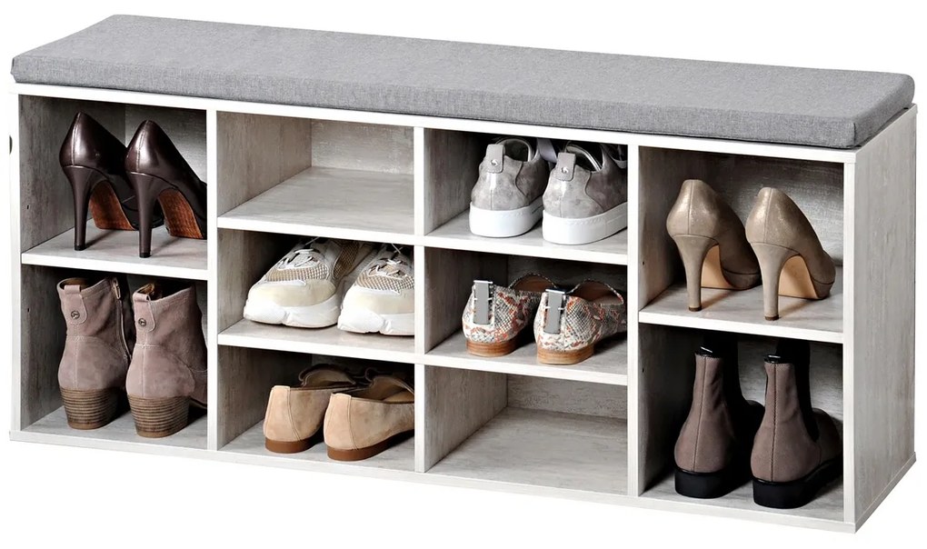 Kesper 15931 Botier cu scaun, alb, 103,5 x 48 x29,5 cm