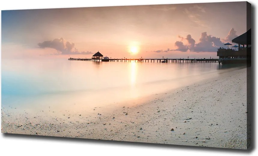 Tablou pe pânză canvas Plaja maldive